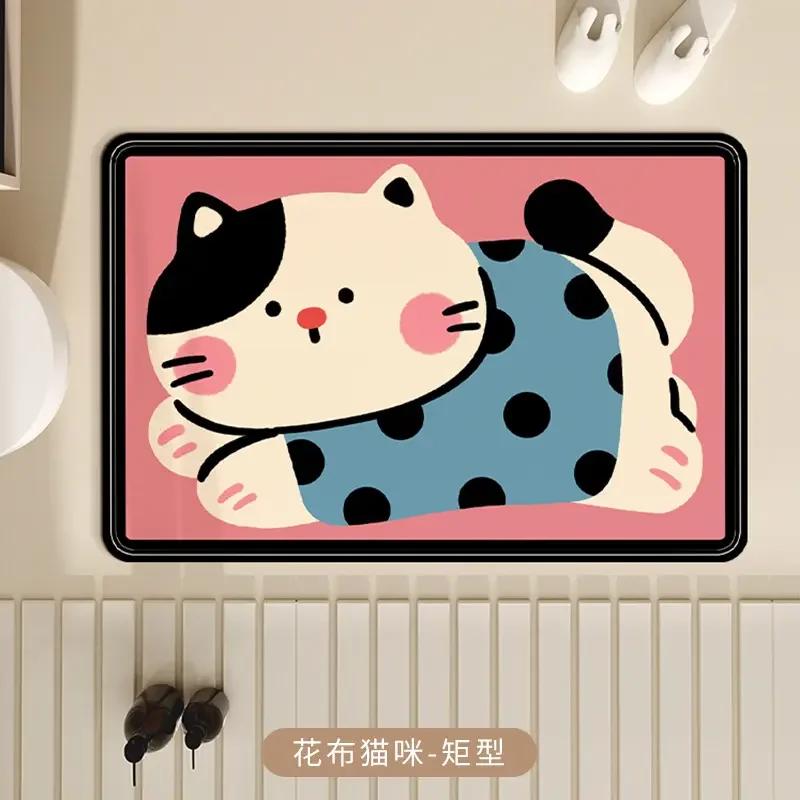 Bathroom absorbent diatom mud toilet non-slip doormat toilet toilet floor mat toilet carpet
