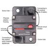 AMP Circuit Breaker with Manual Fuse Reset 12-48V DC for Car Boat Battery 30A 40A 50A 60A 70A 80A 100A 120A 150A 200A 250A 300A