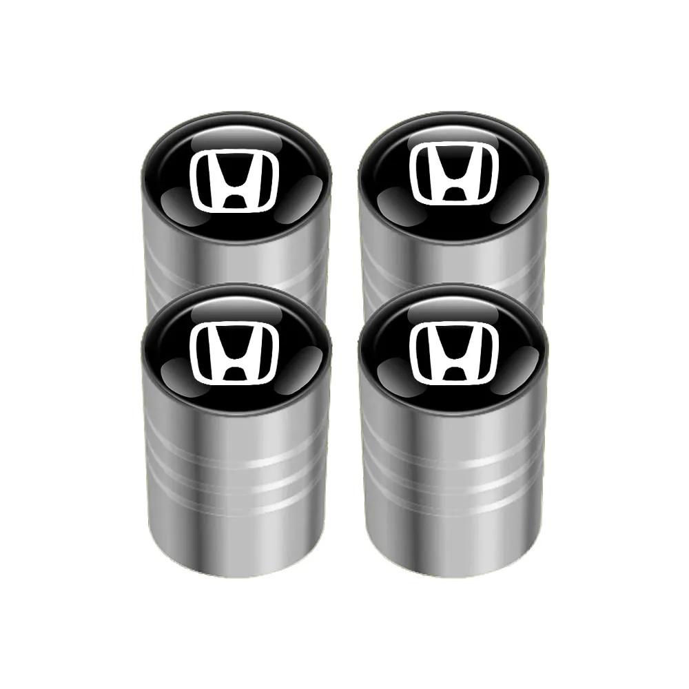 Car Wheel Tire Valves Tyre Air Caps Case Car Sticker For Honda Civic Odyssey HR-V City Accord Jazz Car Accessories rlsh58
