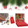 Vibrant Christmas Jigsaw Puzzle Advent Calendar Made From Premium Paper With 1008 Pieces