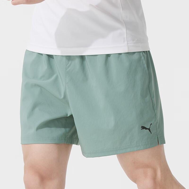 Puma Дышащие Шорты Свободного Кроя Повседневные Мужские шорты Зеленые 527369-30