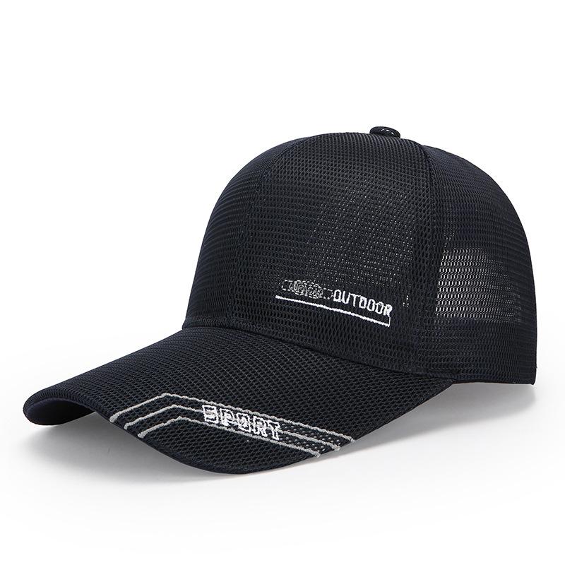 Мужская летняя дышащая сетчатая кепка для защиты от солнца, рыболовная кепка, бейсболка