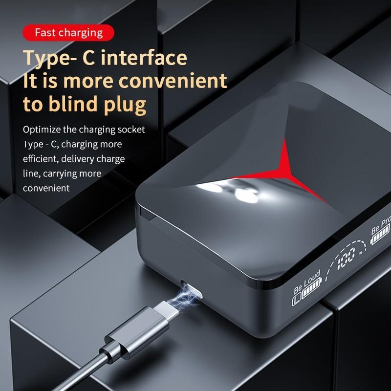 Tws M90Pro Беспроводная Bluetooth-гарнитура Стерео наушники с шумоподавлением Handfree Вождение Беспроводные наушники Зарядное устройство