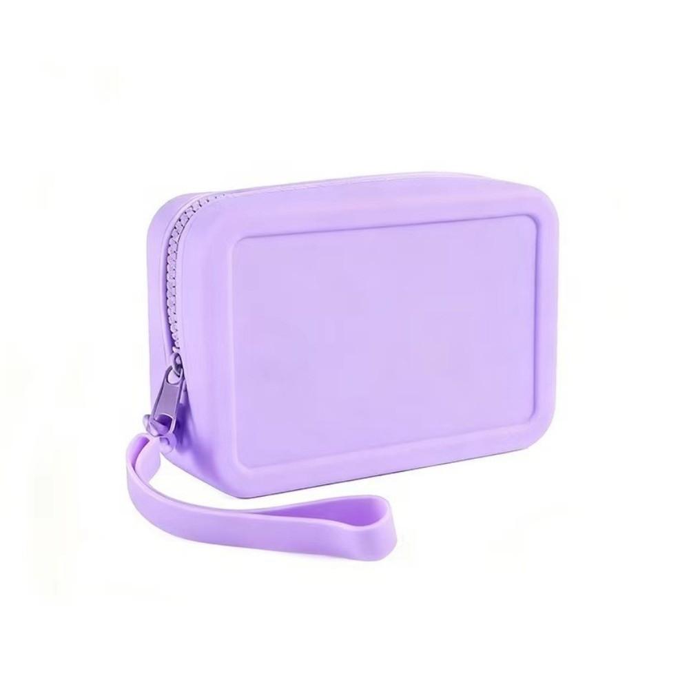 Silicone Cosmetic Makeup Bag Waterproof Storage Bag Wallet Toiletries Handbag Holiday Gift