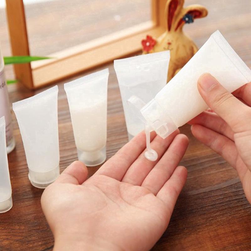 Empty Portable Tubes Squeeze Cosmetic Containers Cream Plastic Bottles