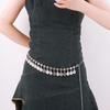 Round Coin Waist Chain Retro Style Extension Adjustable Length Belly Dance Waist Chain Women Fashion Accessory