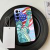 Америка США Флаг Чехол для телефона Черный Силиконовый Мягкий Для Samsung S25,S24,S21,S22,S23,S30,Ultra,S20,Plus,Fe,Lite