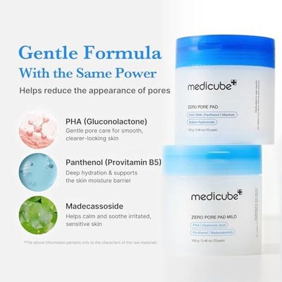 Medikube Zero Pore Pads 2.0 Mild (70 Pads) Toner Wiping