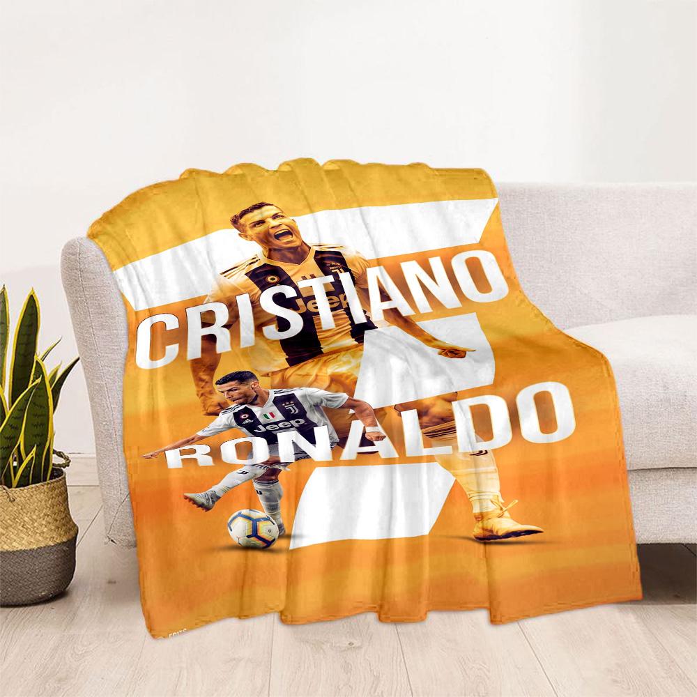 Cristiano Ronaldo's Legacy Blanket Warmthful Decor Perfect for Livingroom Couch Sofa All-Season Use Digital Print
