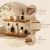 Multi-layer Design Counter Storage Shelf Vanity Sink Organizer  Bathroom Countertop