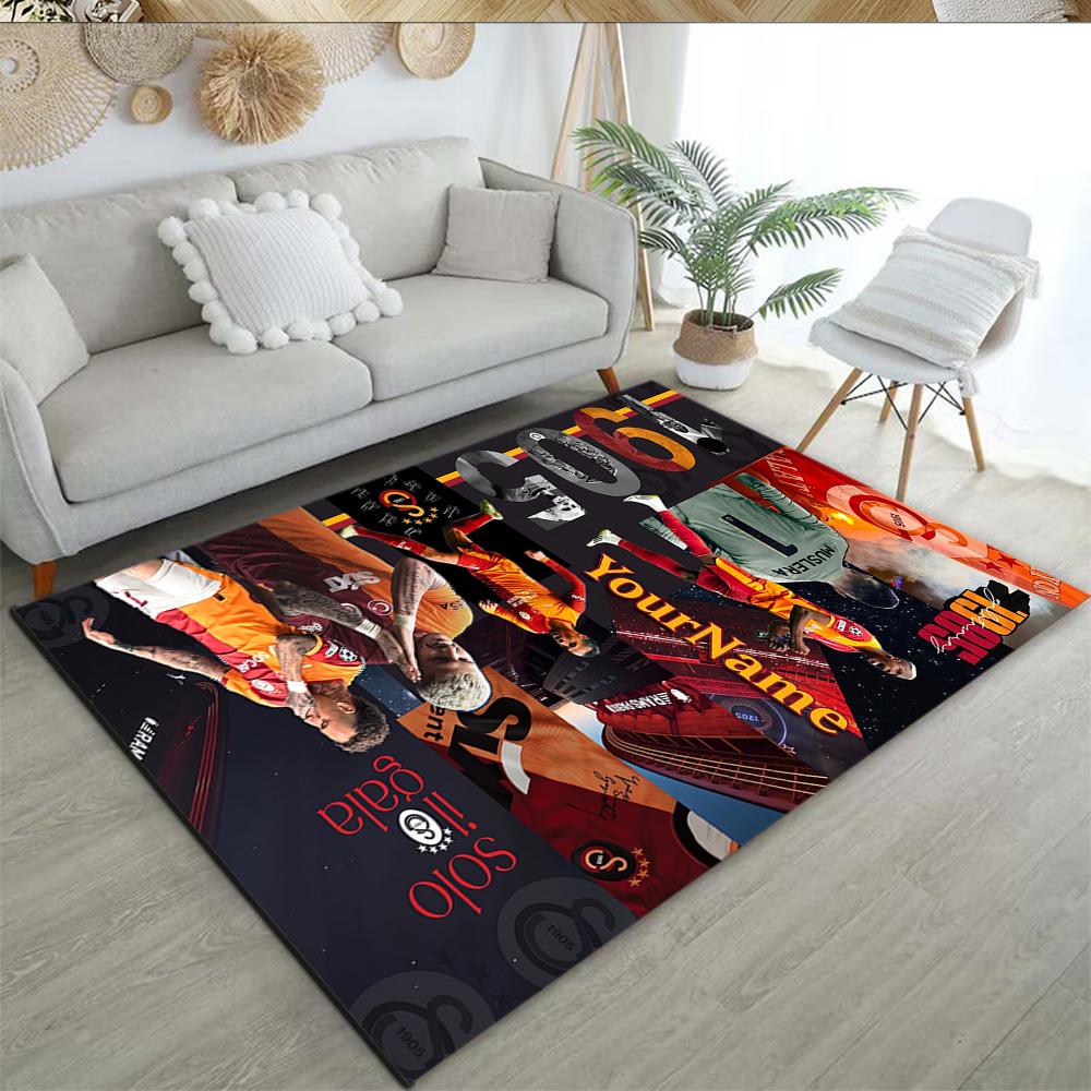 Galatasaray Personalized Name Area Rug Suitable For Entryway Balcony Study Room Dining Room Antislip Carpet Anime Office Decor
