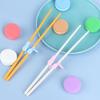 3pcs/pack Reusable Children's Training Chopsticks Training Chopsticks Connector  Eating Training