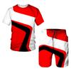 Short Sleeve 3D Prints Summer Active Sports Fashion Kids T-shirt Suit Summer Boys Trend Oversized Tee Leisure Shorts 2 Piece