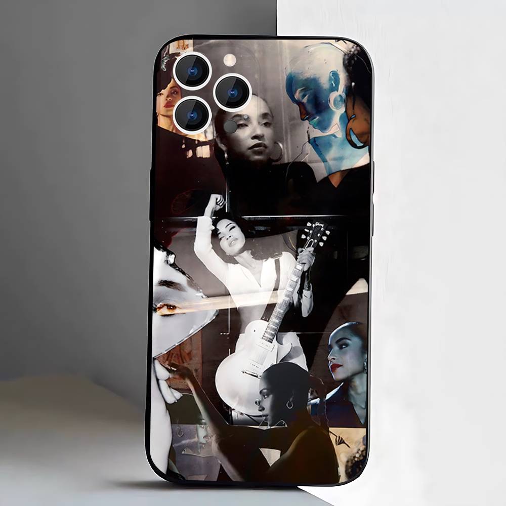 Sade Adu Love Deluxe Чехол для телефона для iPhone 17,16,15,14,13,12,Pro,Max,Plus,E,SE4,Air,Mini Черный Мягкий Короб