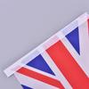 10Pcs Hand Held Wave Union Jack Flag Party Celebration Britain Uk Banner + Pole