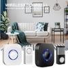 Wireless Doorbell Home Security Alarm / Welcome Smart Doorbell Three In One Multi-function Door Button 433MHz Easy To Install