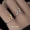 Banyan Tree S925 Silver Deer Antler Open Ring - Unique Christmas Gift for Women and Girls