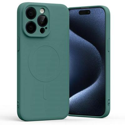 Etui Mercury Magsafe Semi-Silicone Do Iphone 15 Pro Max, Zielony /Green