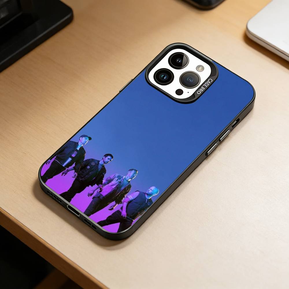 Band C-Coldplay  Phone Case For iPhone 17,16,15,14,13,12,11 Plus,Pro Max,XS,Colorful Silver Black Cover