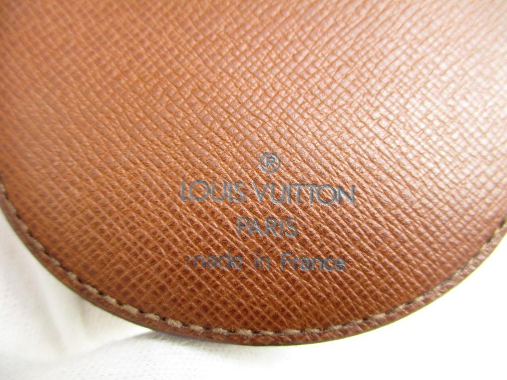 Подлинный кошелек для монет LOUIS VUITTON Monogram из коричневой кожи Porto Monnaie Gousset #a901 Восстановленный