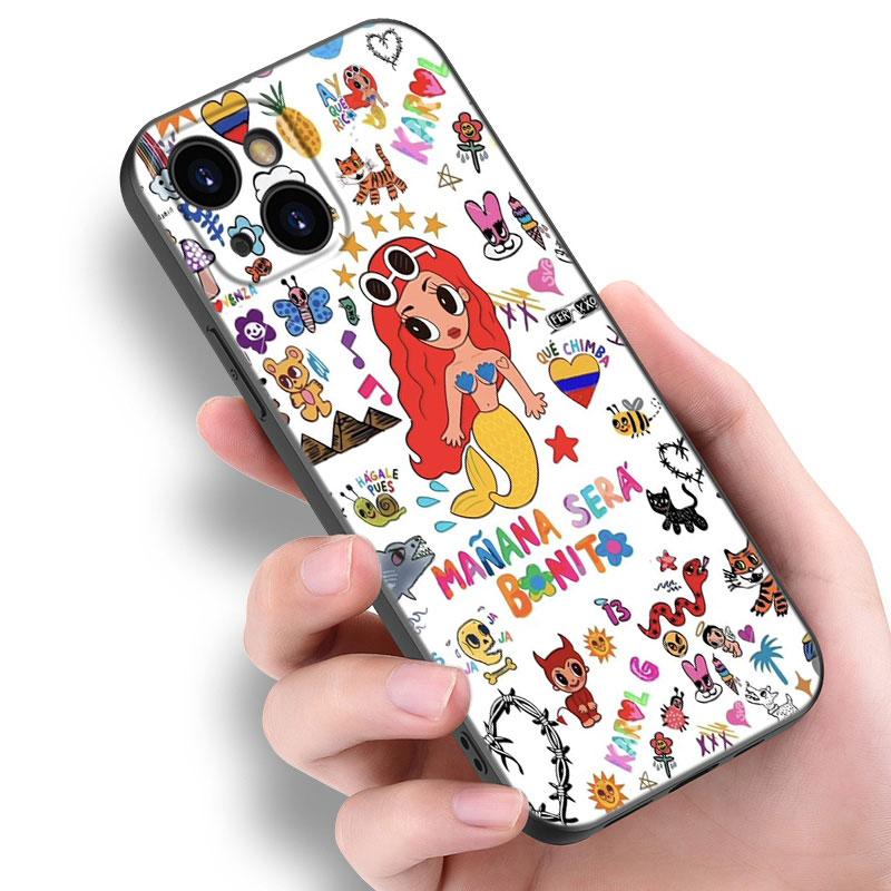 Чехол для телефона Karol G Manana Sera Bonito для Apple iPhone 12 13 Mini 11 14 15 Pro Max 7 8 X XR XS SE 2020 2022 черный силиконовый чехол