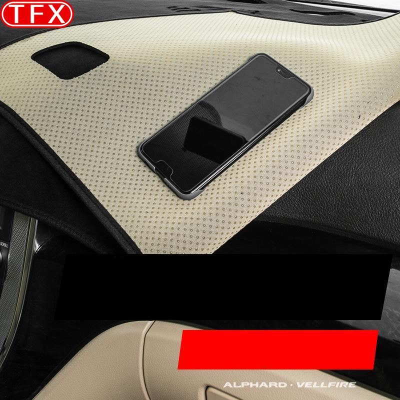 For Toyota Alphard Vellfire 20 AH20 30 AH30 2008- Car Anti-Slip Mat Dashboard Dash Cover Pad Sunshade Dashmat Protect Carpet