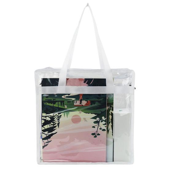 Женская сумка Большая вместимость Водонепроницаемая Прозрачная Портативная Дорожная Прозрачная Сумка Через Плечо Повседневная Жизнь