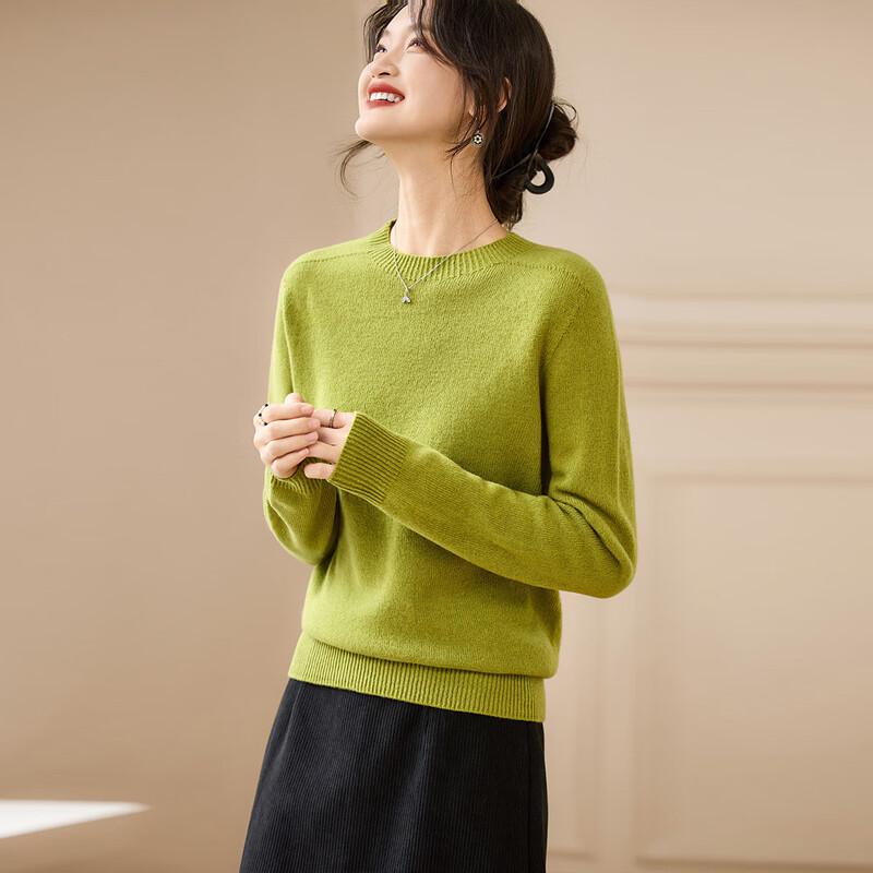 Srcr Women's 100% Wool Autumn/Winter Knit Sweater