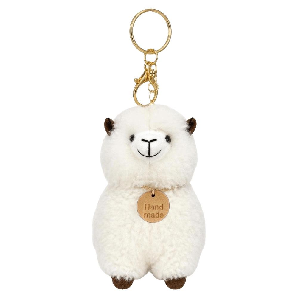 Cartoon Animals Stuffed Animal Little Plush Keychain Cute Alpaca Plush Home Decor