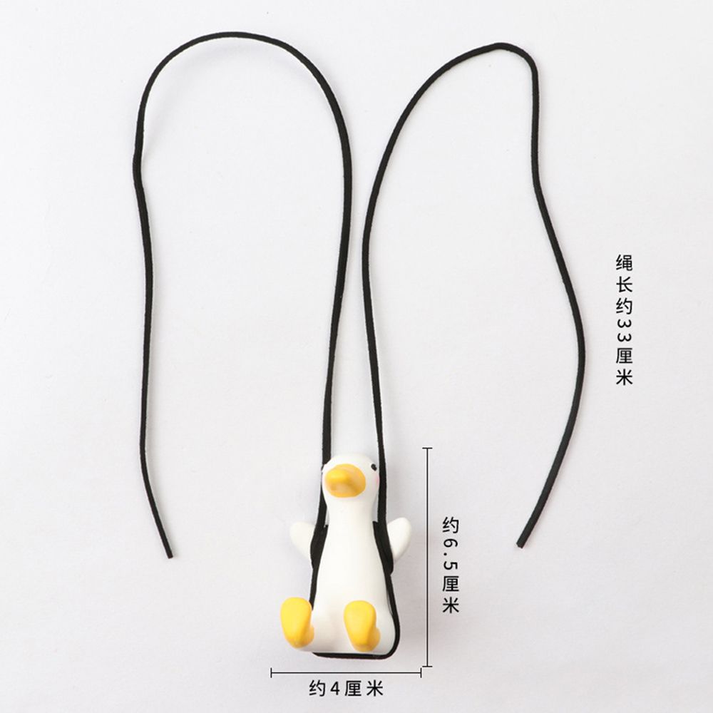 Car Interior Pendant Hanging Ornament Little Duck Swing Hanging Pendant Car Rearview Pendant