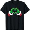 Funny Elf Heart Hands Love Christmas T-Shirt