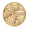 Wooden Puzzle Serving Tray For Fruit Divide Entertain Decorate Wooden Puzzle Serving Tray For Food