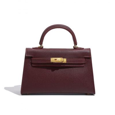 2025 Сумка через плечо кроссбоди Mini Kelly второго поколения с принтом пальм, 22 см