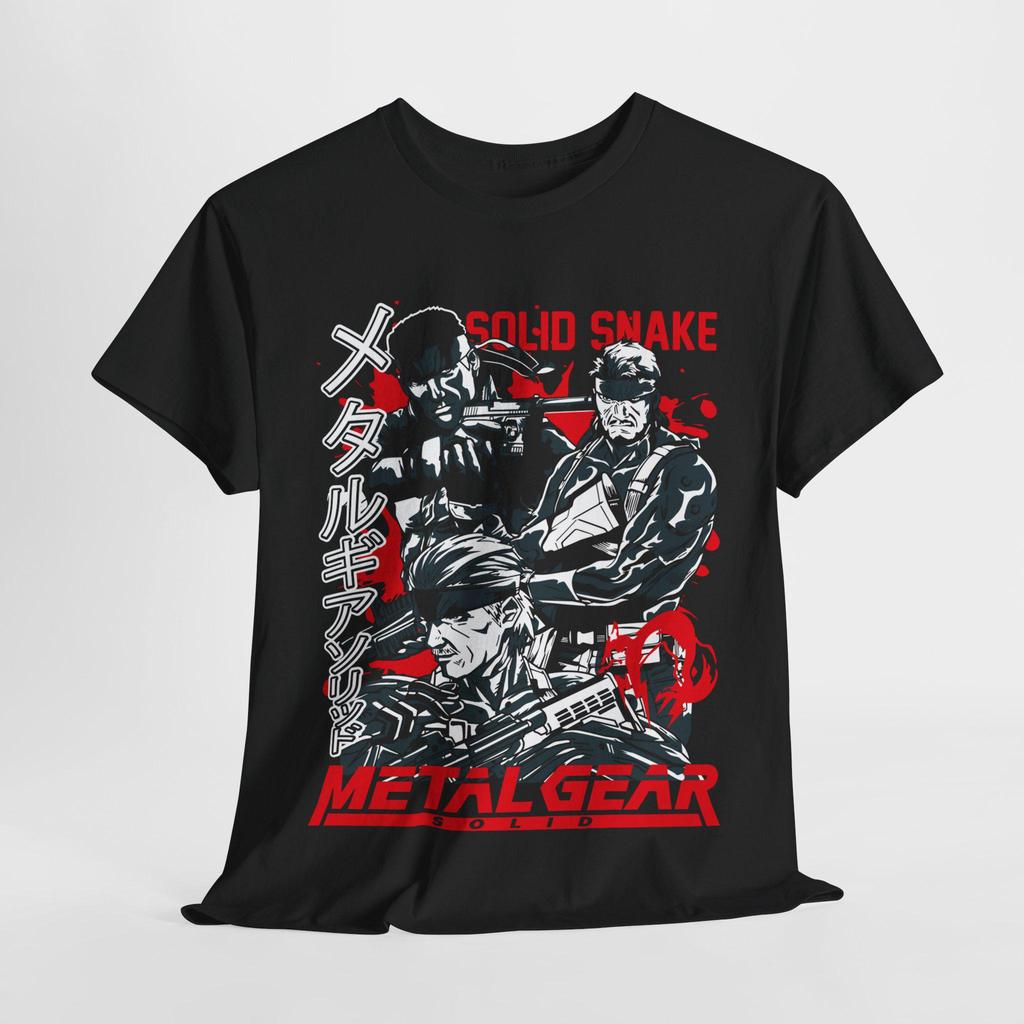 Mgs1 Snake Tshirt Metal Gear Solid Vintage Tops Snakeraiden Mgs Sons Of Liberty Unisex Unisex Clothes Unisex Tee Cotton Clothing