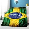 Brazil Artwork Printed Throws Blanket Soft Flannel Blankets for Couch Bed Gifts for Men Women Picnic blanket Christmas gifts
