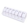 Weekly Tablet   7 Day Compartment Storage Detachable Home Travel Box with Reminder