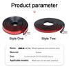 Universal Rubber Car Seal Strip Fender Flares Arches Wing Expander Auto Mudguard Wheel Eyebrow Anti-collision Mud Guard Sealants