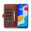 Чехол-кошелек из натуральной кожи с текстурой коровьей кожи для OnePlus 13R 5G/Ace 5 5G/Ace 5 Pro 5G с подставкой