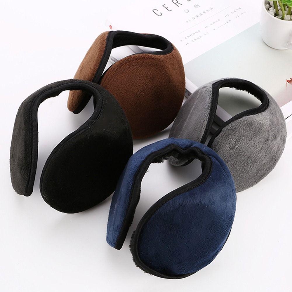 Keep Warmer Solid Color Windproof For Adult For Female Ear Cover Earcap Ear Warmers Plush Earmuffs
