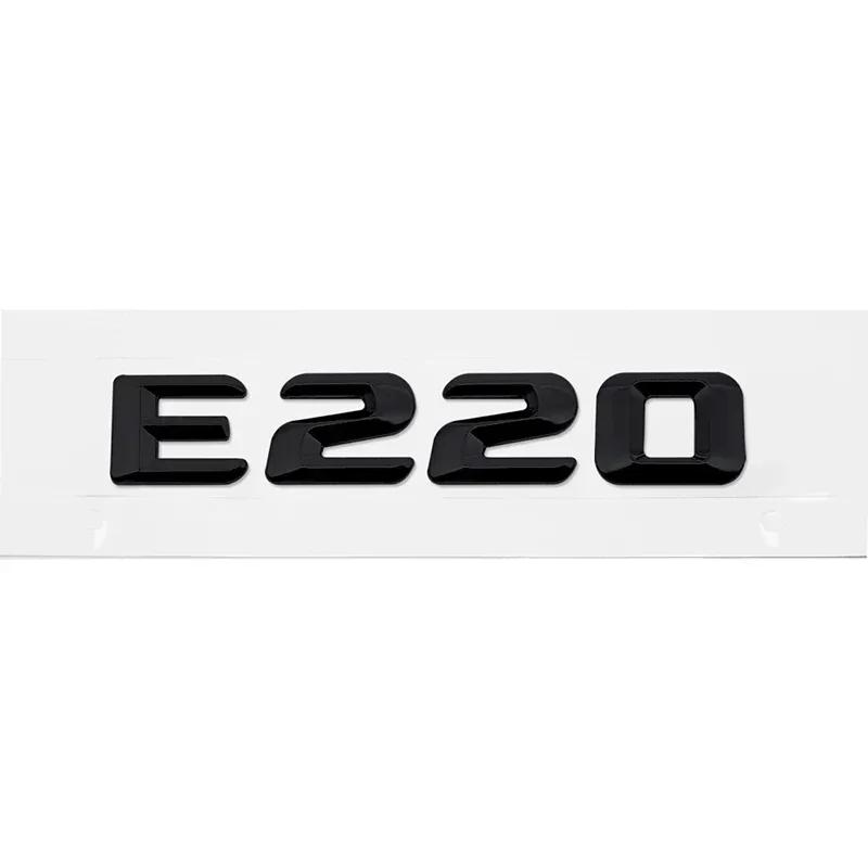 Car Tail Letter Number Emblem Sticker Rear Trunk Badge Decal for Mercedes Benz E Class E53 E55 E63 E200 E220 E230 E240 E250 E260 EIA4