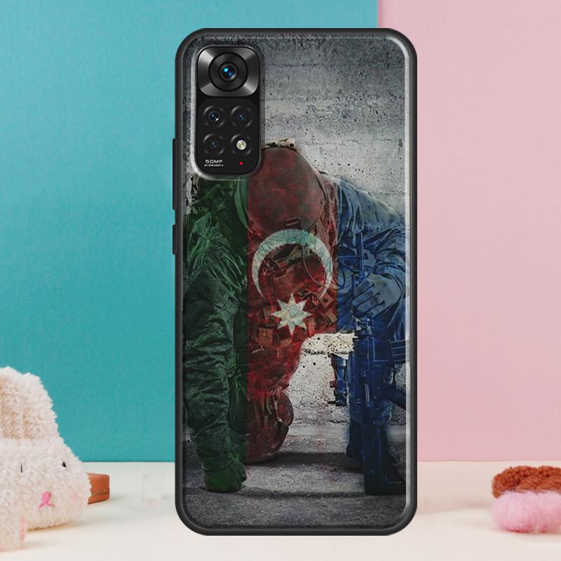 Чехол Флаг Азербайджана для Xiaomi Redmi Note 13 Pro 14 12 11 9 10 9S 10S 11S 12S Redmi 14C 13C 10C 12C