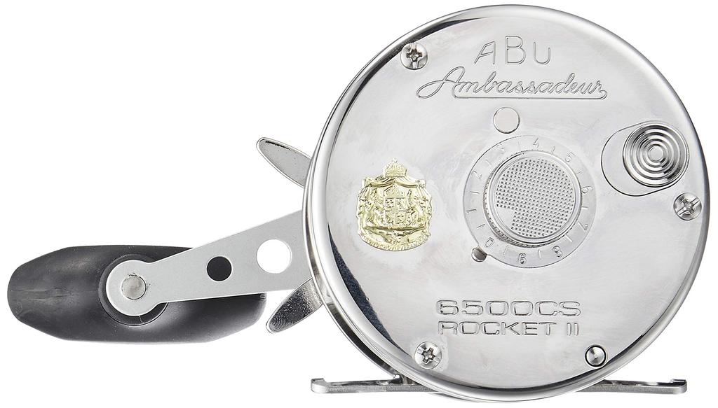 Abu Garcia Ambassadeur 6500CS Rocket Chrome II Right Handle Counterbalance Handle Round Baitcasting Reel