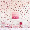 Rose Flower Confetti Red Glitter, Women Mom Birthday Table Confetti, Wedding Anniversary Paper Scatter, Engagement Show Love Party Table Decorations,