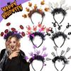 Halloween Headband Spider Strip Headband Ghost Festival Party Atmosphere Layout Radial Headdress