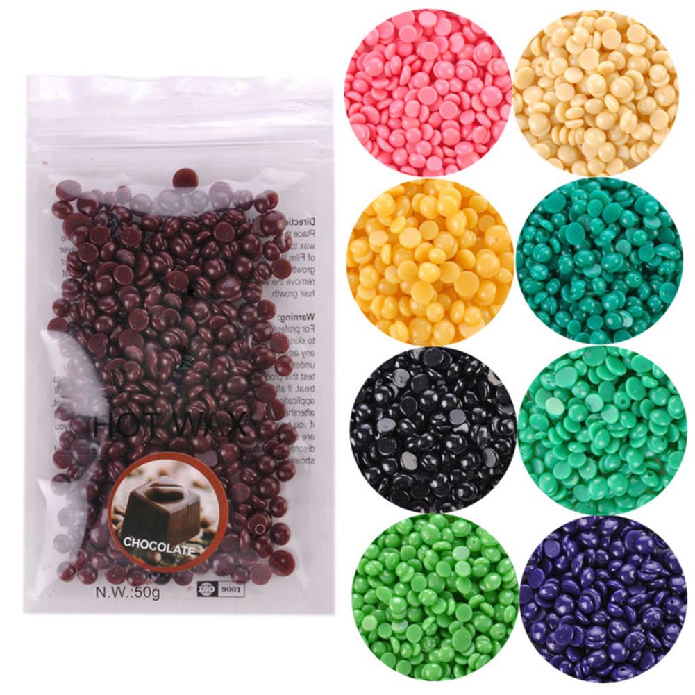 Воск в виде бобов, без полосок, для депиляции, горячая пленка 100 г, твердые восковые гранулы, воск для бикини, для удаления волос на лице, бикини, для депиляции для женщин и мужчин