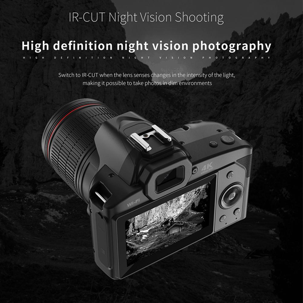 D5 Video Camera 4K Recording Camera Digital Shoot Camera With 16X Digital Zoom 4K Dual Lens Professional Camcorder