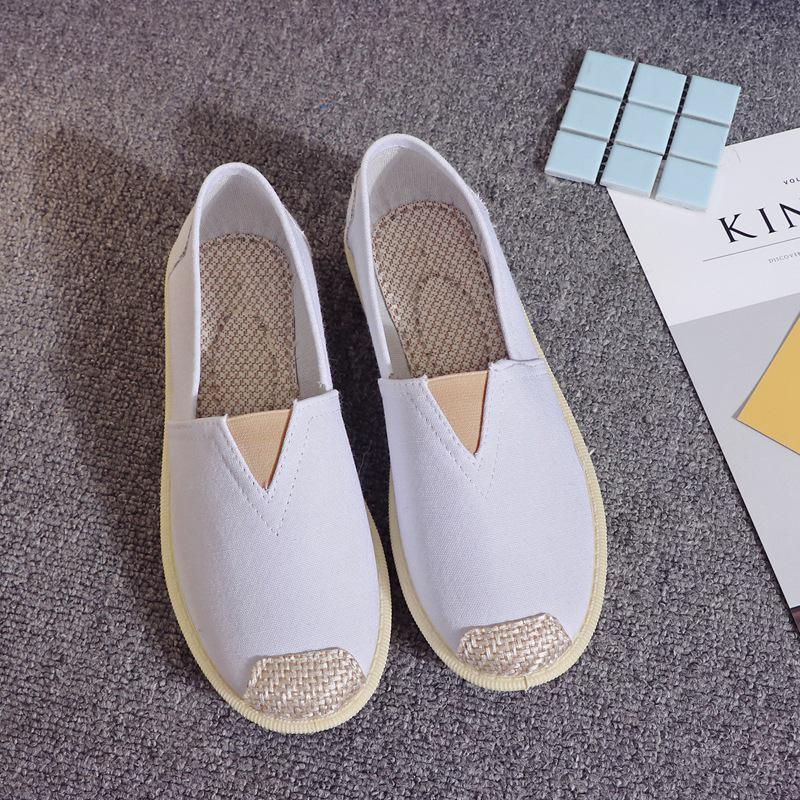 22 женские туфли повседневная мода парусиновые туфли с плоским дном дышащие старые пекинские тканевые туфли женская обувь материнская обувь низкие производители