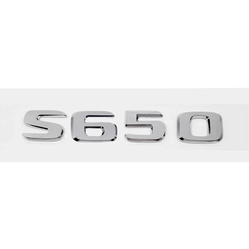 3D Letter Car Emblem Rear Trunk Badge Sticker Decal for Mercedes Benz S300L S320L S500L S500 S550 S600L S600 S650 S Class QN1