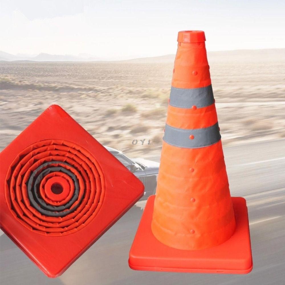 Warning Sign Road Cone Folding Traffic Cone Lifting Type Car