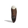 Adidas Originals Superstar Leather Classic Casual Shock Absorbing Durable Low Top Sneakers Unisex Sneakers Dark-Brown GW4438